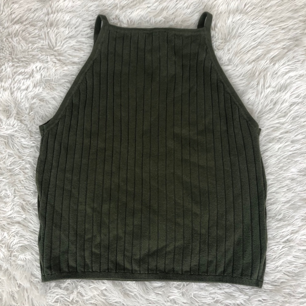 Halter Top, Ribbed - Picture 2 of 2